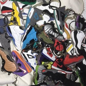50 sneaker keychains
